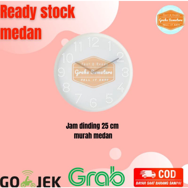 Jam Dinding 25 Cm Murah Medan