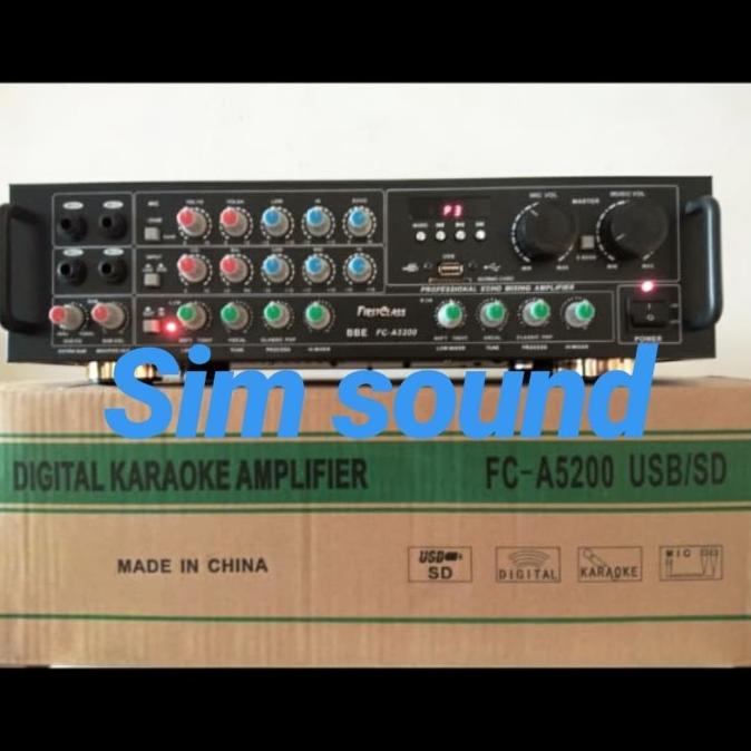 AMPLIFIER FIRSTCLASS FC A5200 AMPLI FIRSTCLASS FC A 5200 FCA520 USB SD .