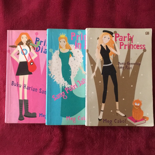 Novel Meg Cabot: Princess Diaries, Princess in Love, Party Princess