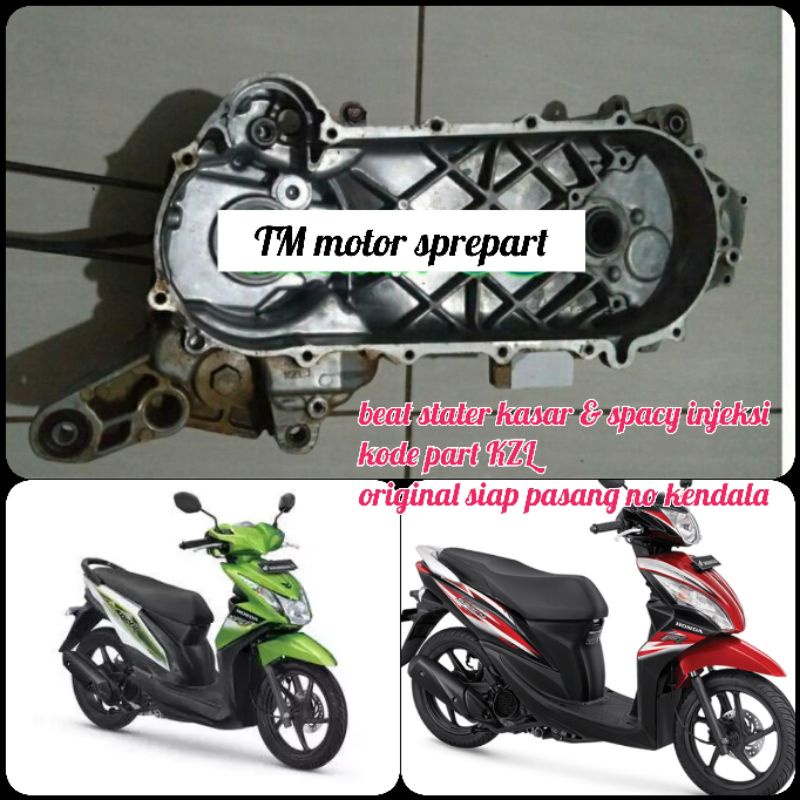 PROMO Blok tengah crankcase rengkes sebelah kiri Honda beat fi 2013 2014 no esp masih dinamo pnp spa