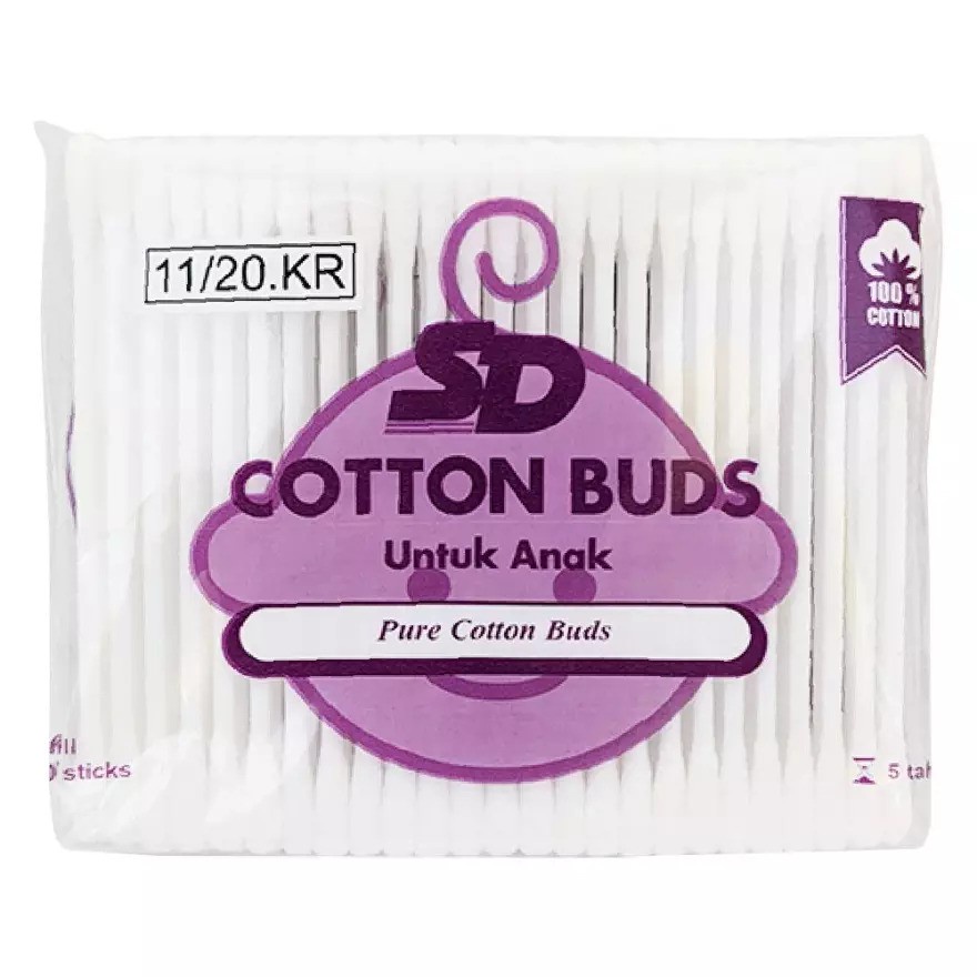 Cotton bud anak SD dari bahan alami dan aman 100 stick