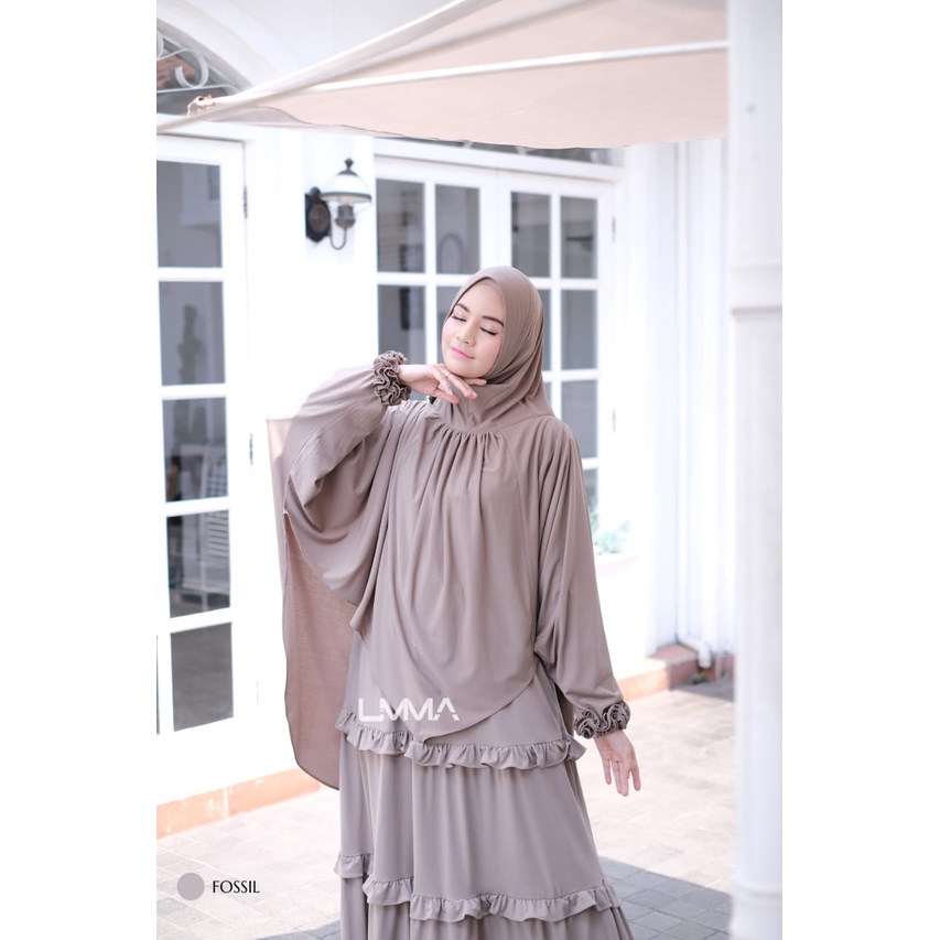 Umma Albarizk Bergo Syalu Hijab Instan Jilbab Antem Bergo Tangan saffashion