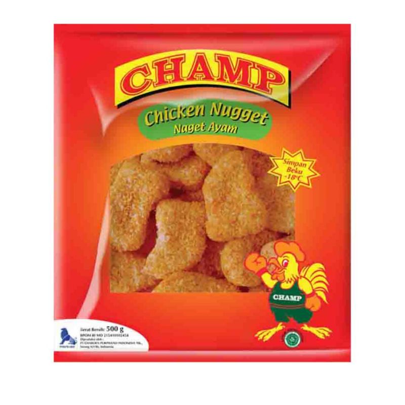 

Champ Chicken Nugget (500gr) //Champ Naget Ayam (500gr)