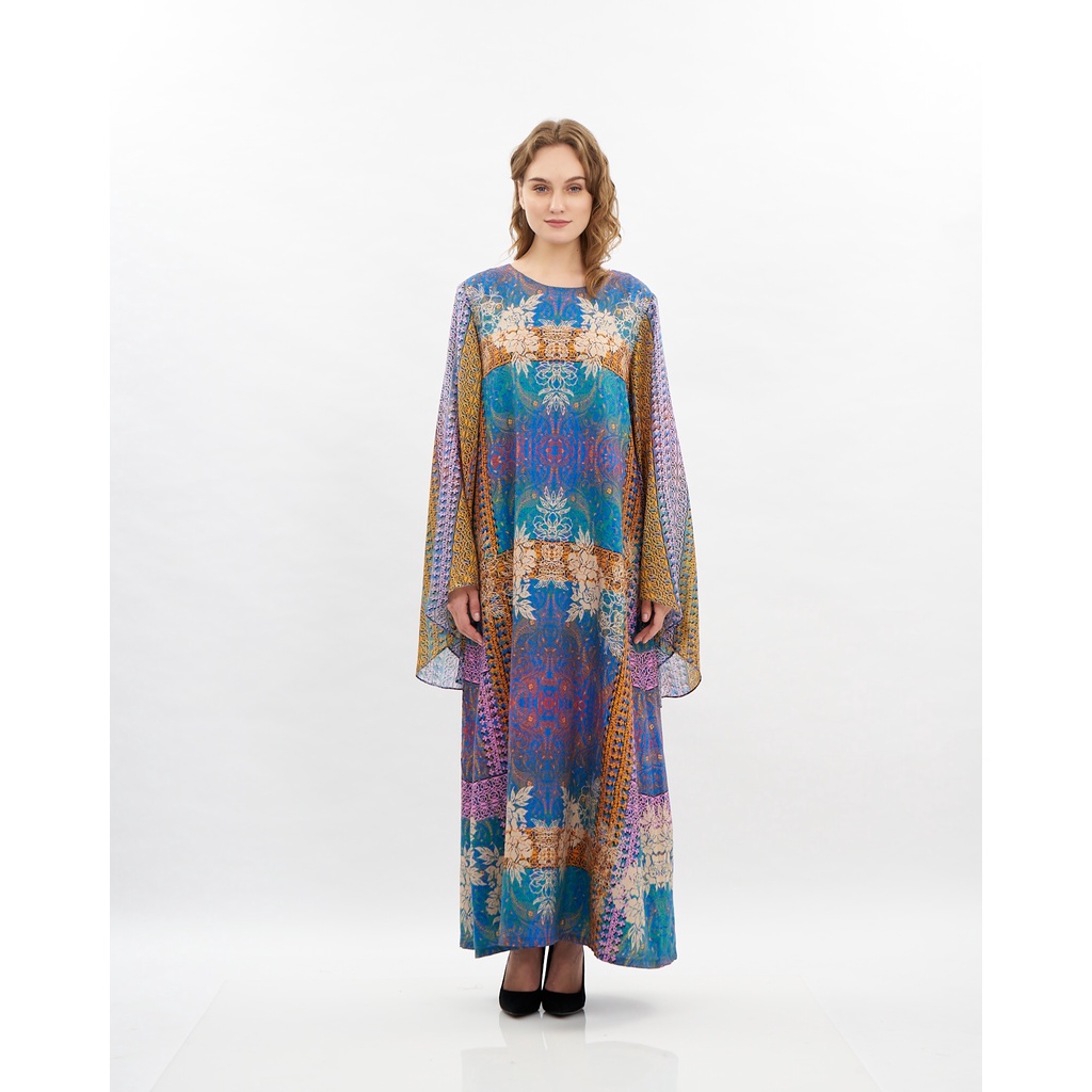 ALLEIRA BATIK DRESS ANGIE BLUE 03991