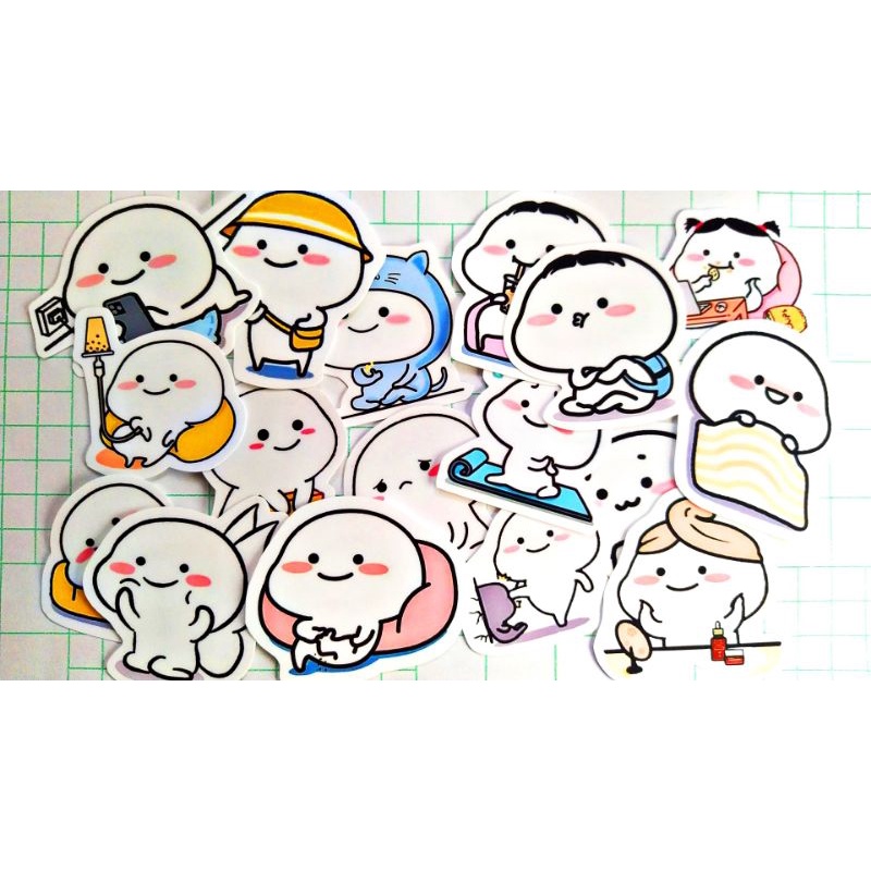 

(COD)STICKER PENTOL(BESAR) 17PCS