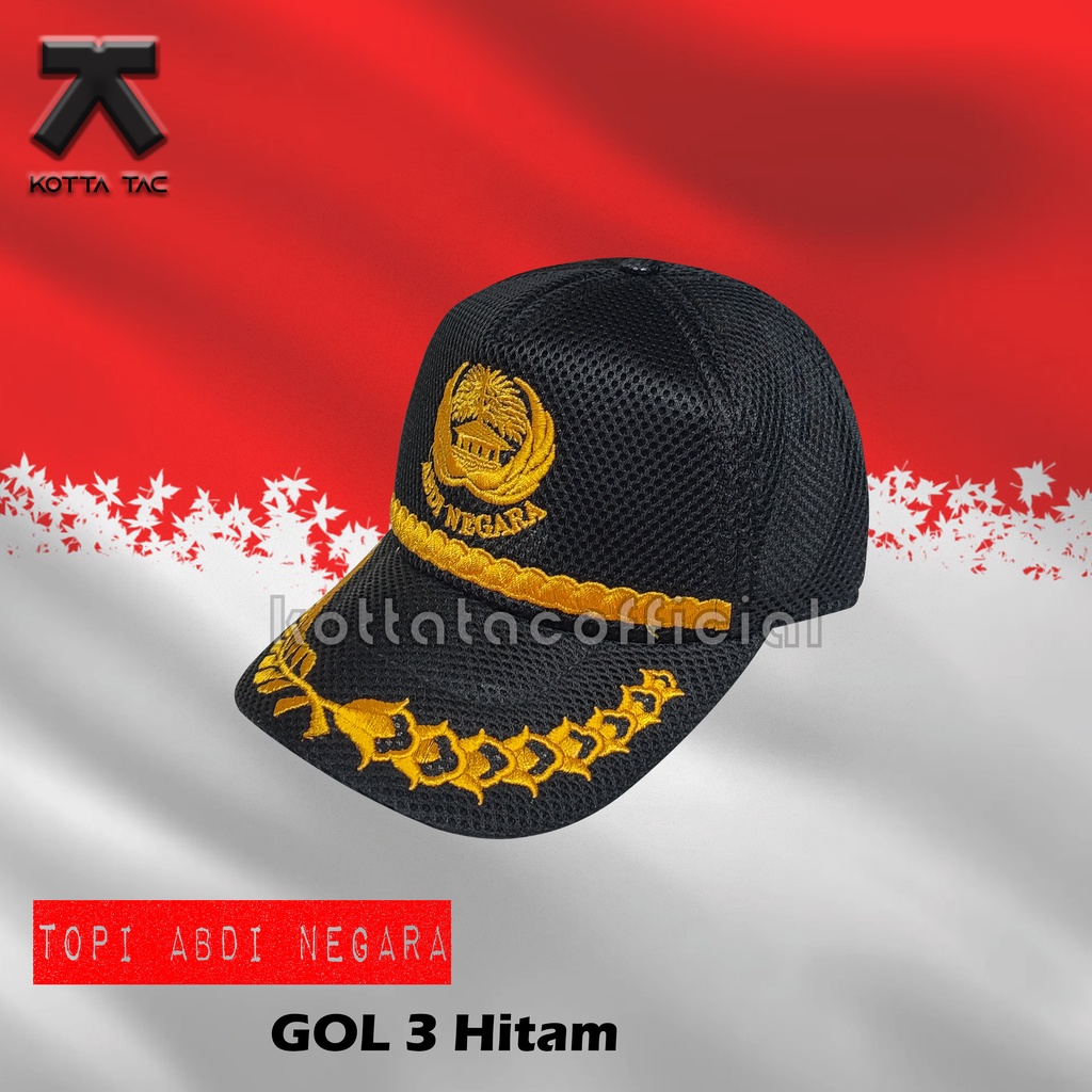 TOPI ABDI NEGARA GOLONGAN 3 BIRU HITAM - TOPI PNS KORPRI GOL 3 HITAM -  TOPI PNS KREM/NAVY TOPI KORPRI GOLONGAN 3  - TOPI PEMDA - TOPI PEGAWAI NEGE