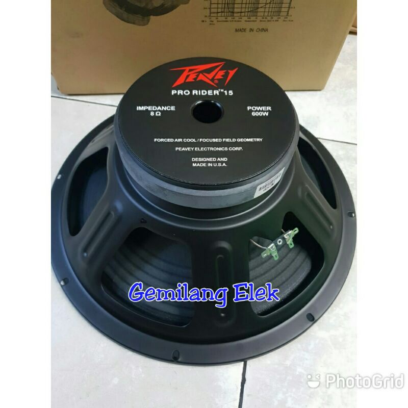 Speaker PEAVEY PRO RIDER 15 inch 600 WATT