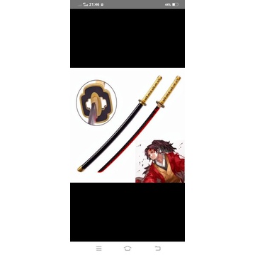 termurah katana kayu yoriichi tsugikuni kimetsu no yaiba demon slayer