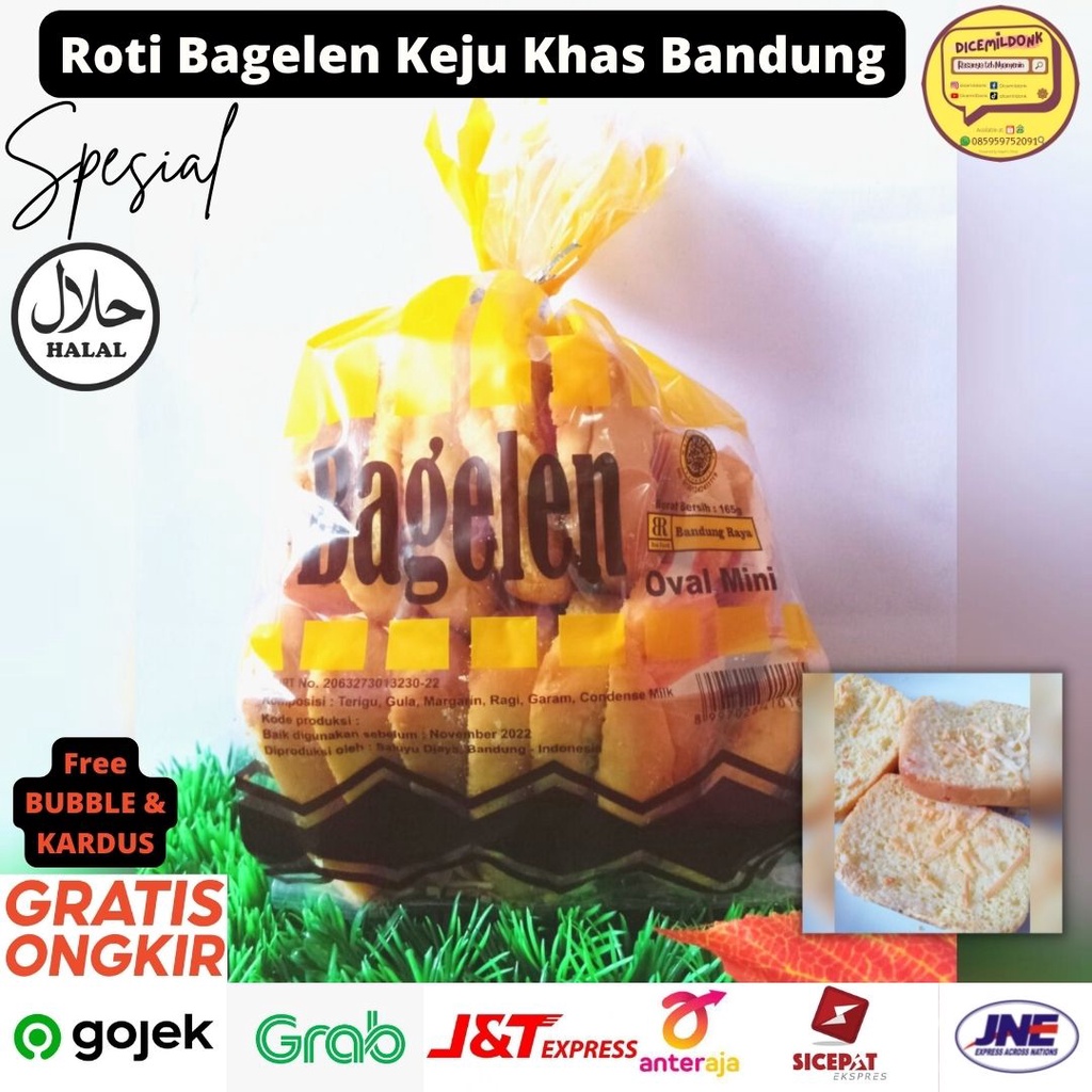 

Roti Bagelan Keju Asli Bandung