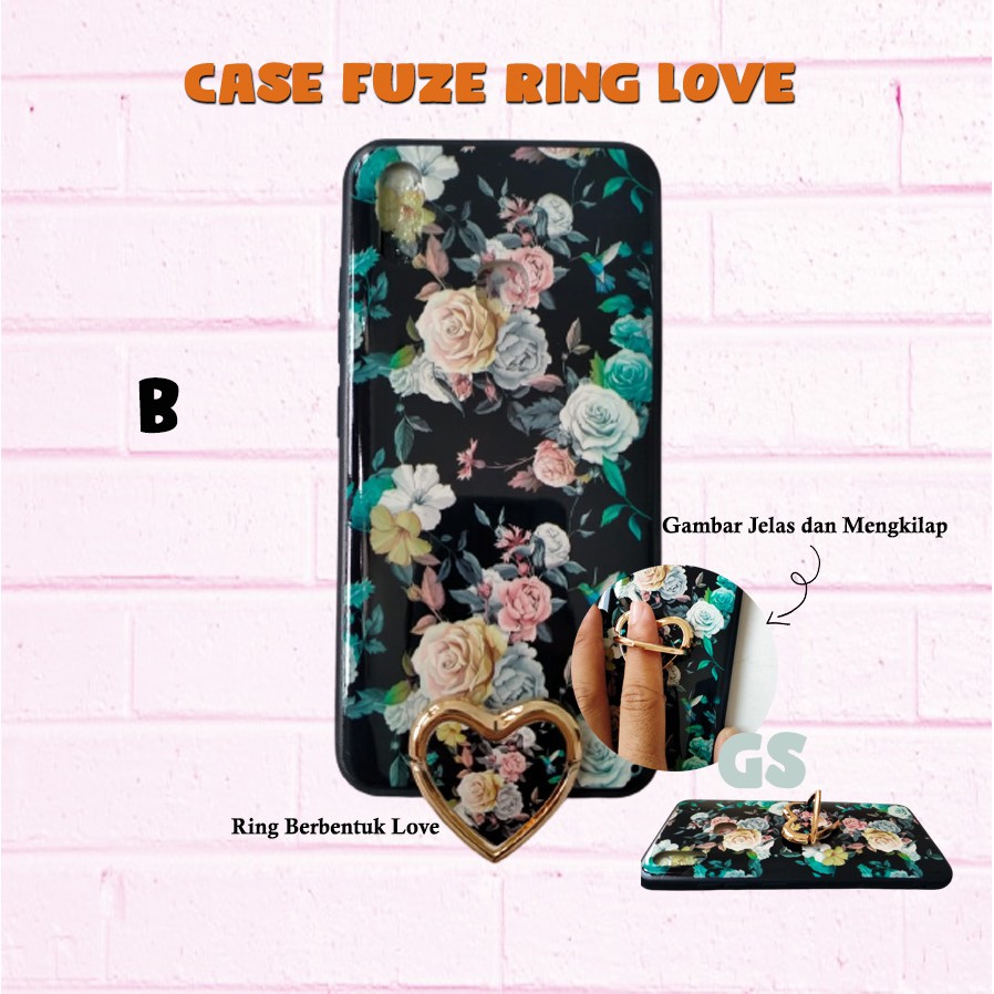 casing hp Case import F9 Realme 2 pro  Realme C1 Fuze GRATIS  Ring stand hp Love