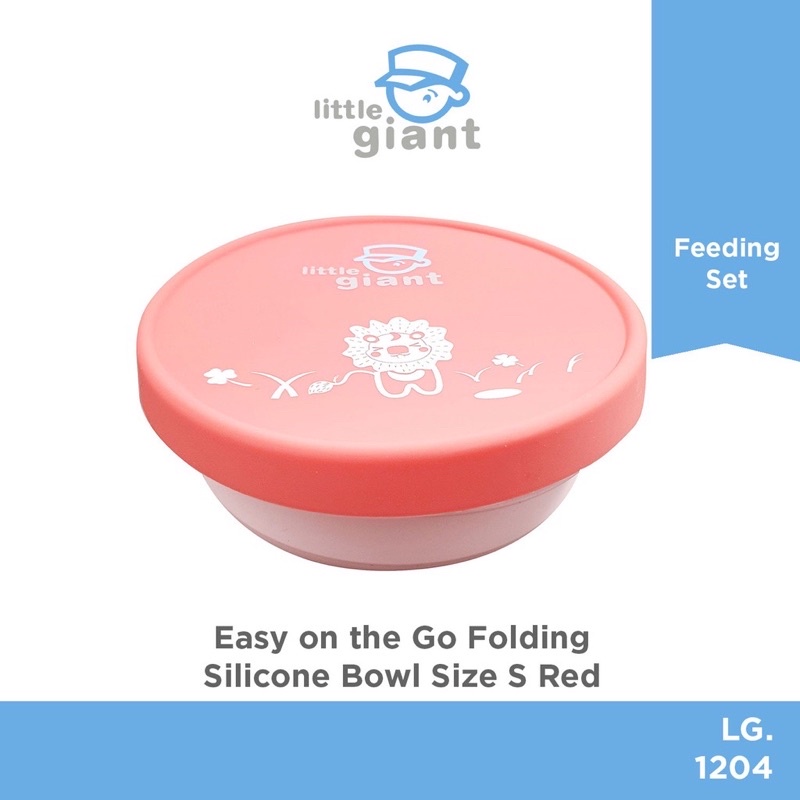 Little Giant Easy on the Go silicone Bowl L - Mangkok bayi