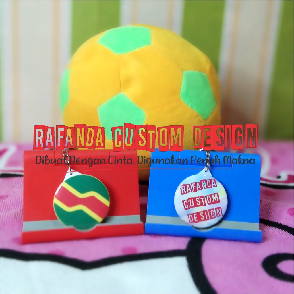 Gantungan Kunci Pin / Ganci Bros Kecil Custom Gambar Bebas