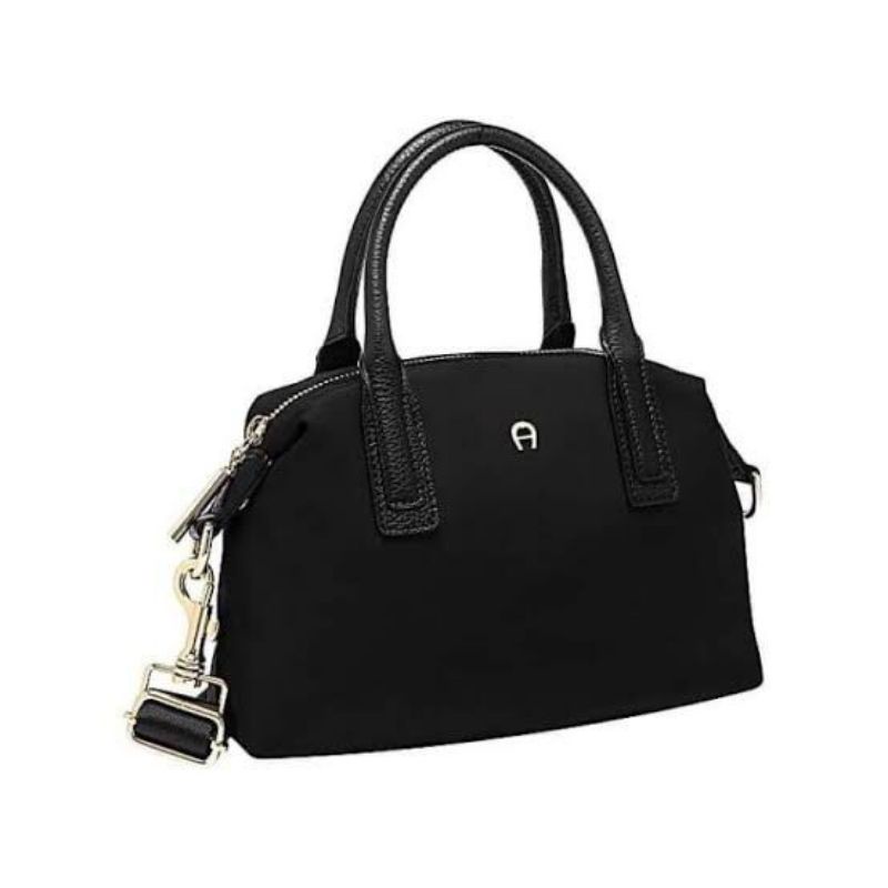 Aigner Clara Medium Nylon Black