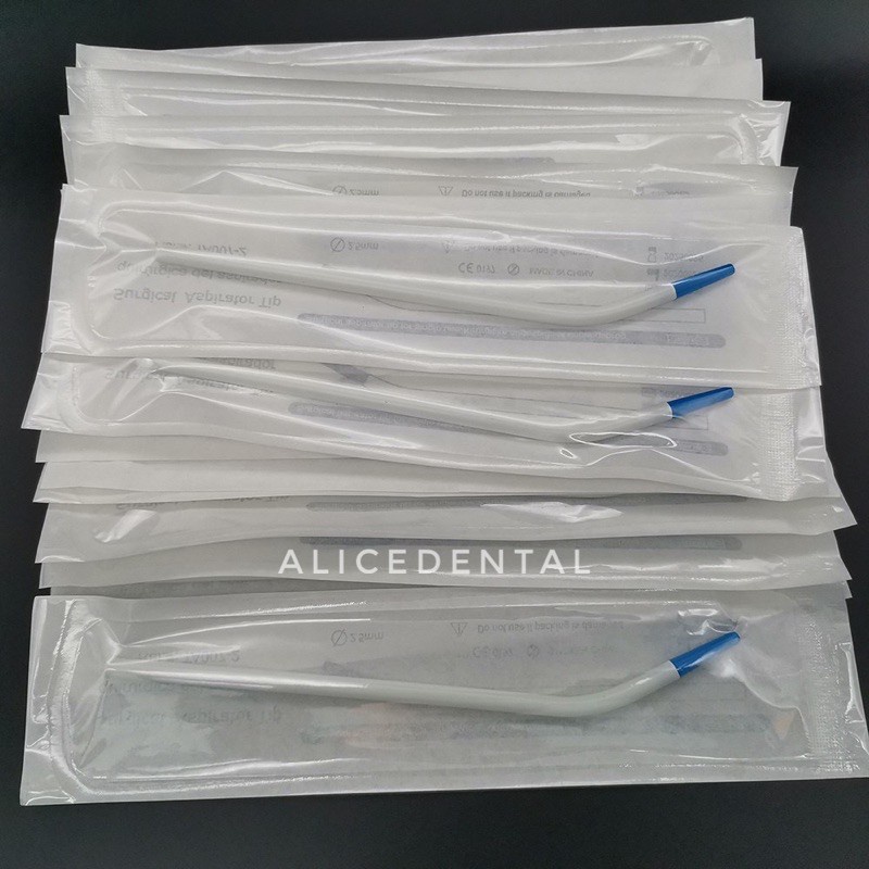 Dental surgical suction darah mulut tips minor blood ejector gigi penyedot air