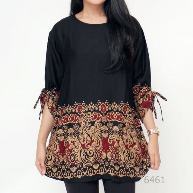 Atasan Blouse Jumbo Big Size Tor Tor Batik Perempuan Cewe Wanita Murah