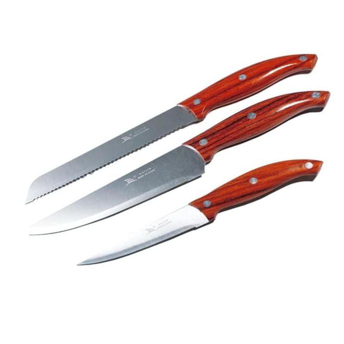 knife set Pisau dapur 3 in 1 stainless steel Pisau set Pisau Stainless