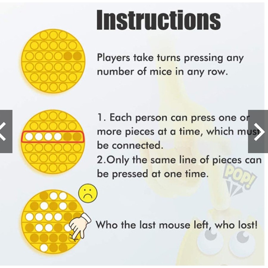 Tik Tok Tiktok Toy Push pop Pop It Fidget Toy Bubble Rainbow Series-3