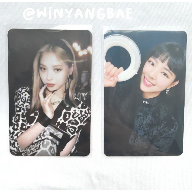 RANDOM PC RYUJIN, PC YUNA LIGHTRING ITZY PHOTOCARD