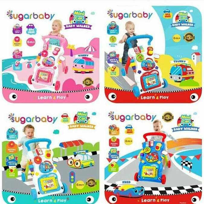 Sugarbaby Mini Car Push Walker (Baby Walker)