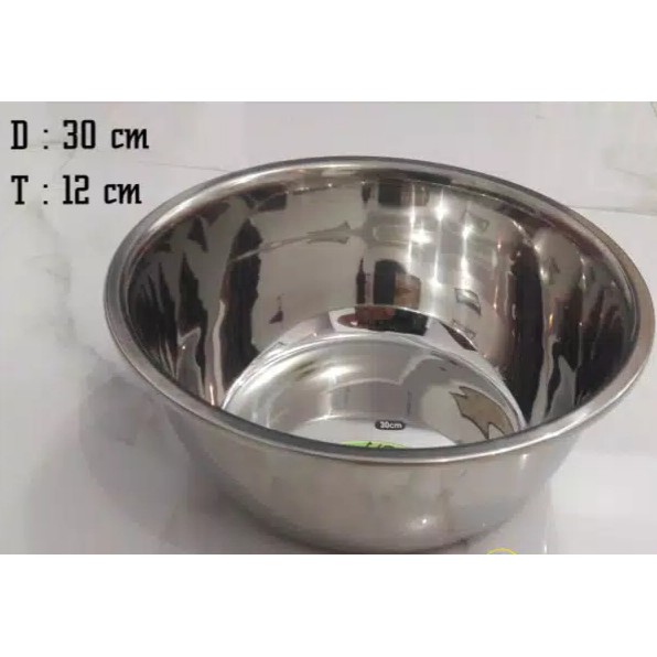 Baskom Stainless 30 cm 814-18