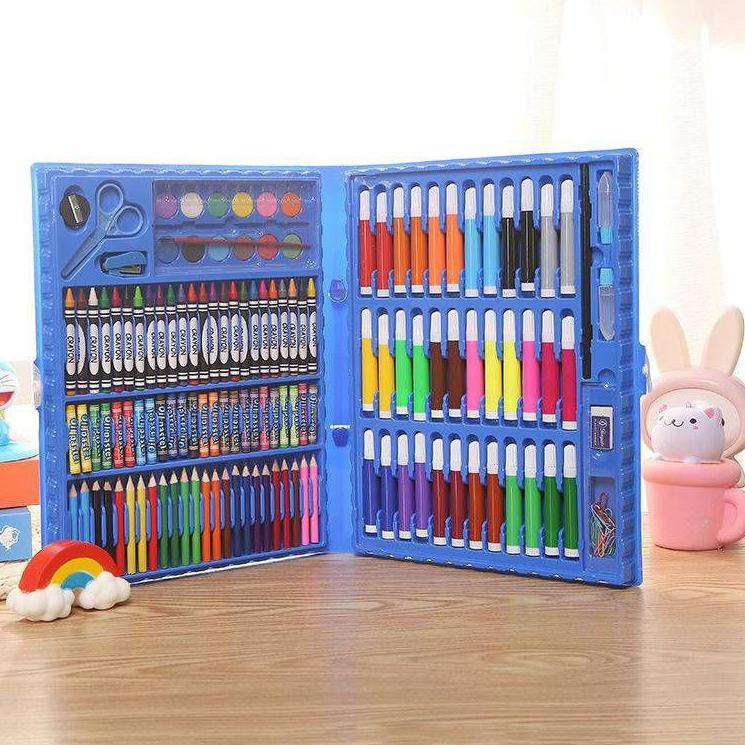 

Big Sale.. Kaikki Oil Pastel Crayon 150 Macam Warna Set Koper 150 in 1 Cocok Untuk - CP4