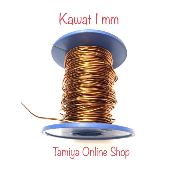 Kawat Email Tembaga 1 mm Copper Wire 1 mm Original Tembaga per Meter