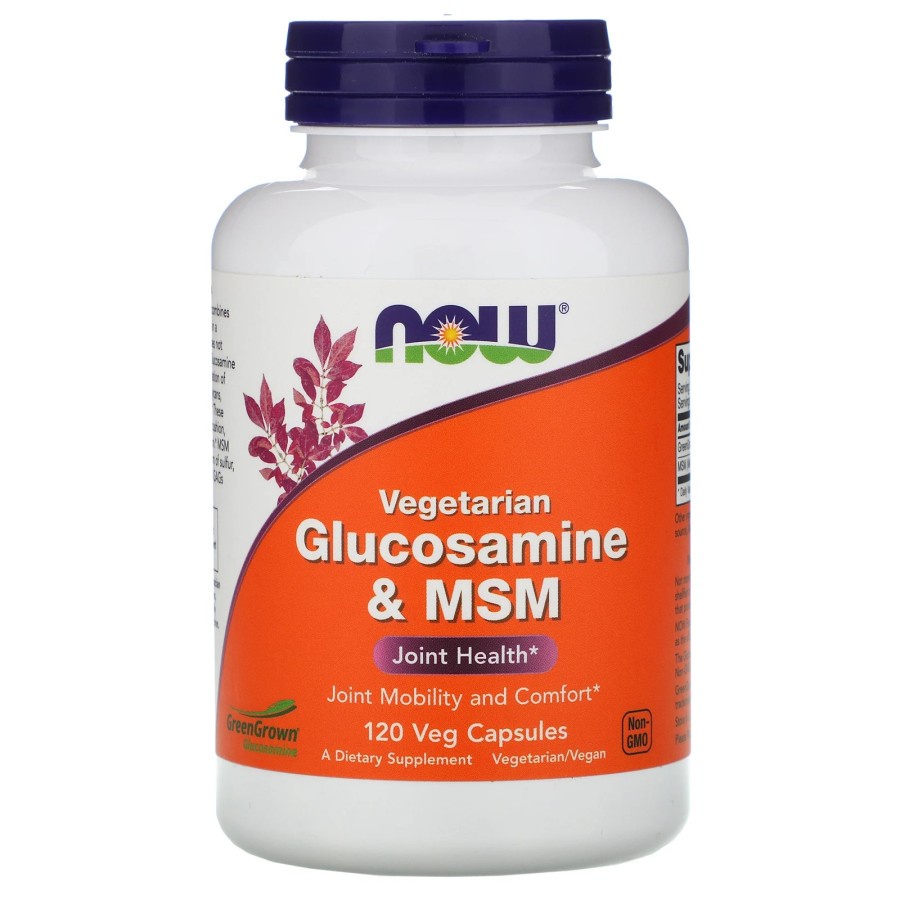 NOW FOODS Vegetarian Glucosamine & MSM, 120 VegCapsulesARSIPKAN