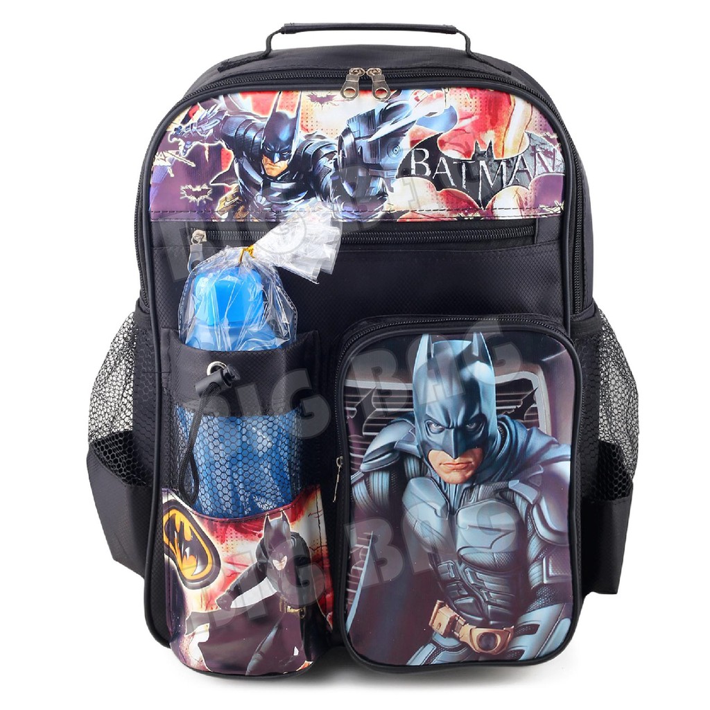 Tas Ransel Anak Laki Laki Karakter - Batman Great Battle.RTM + FREE Botol Minum