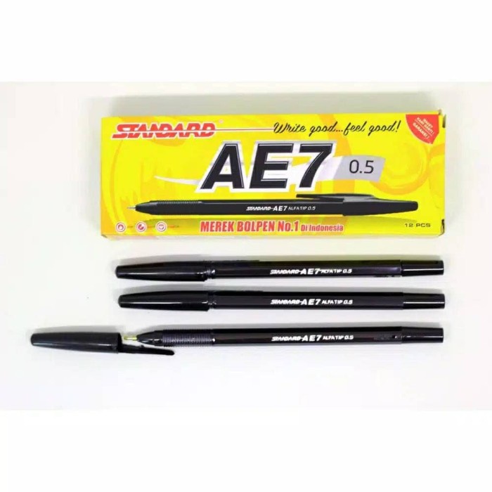 

Aman Pulpen Standart Ae7 Grosir ( Lusinan / 12 Pulpen ) Diskon