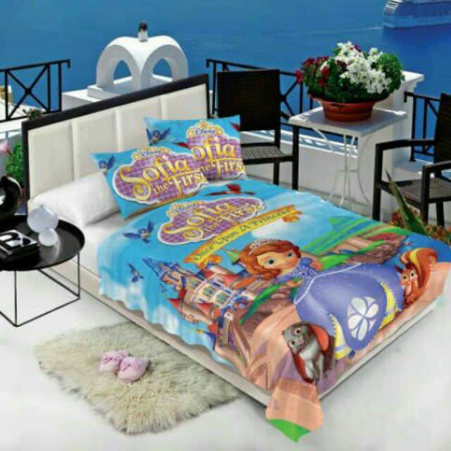 Selimut Sofia Biru (pink jg ada)