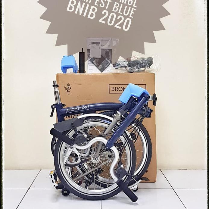 Brompton Titanium M6L Tempest Blue - BNIB 2020