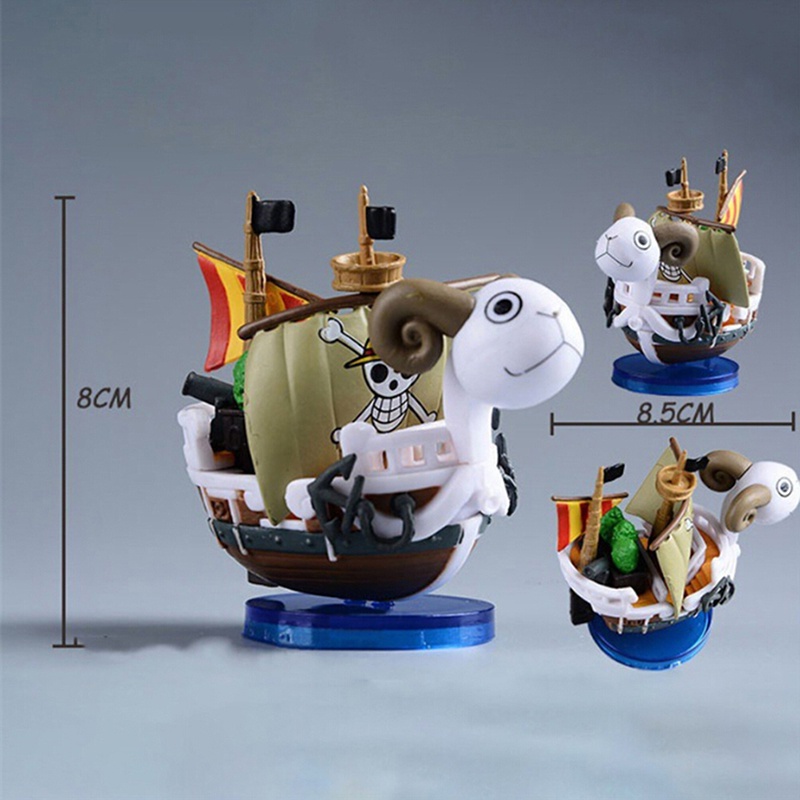 &lt; E2id &amp; &gt; 1Pc Mainan Action Figure One Piece Going Merry Thousand Sunny