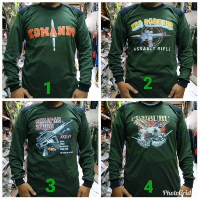 Kaos deker hijau gambar kaos bantalan hijau
