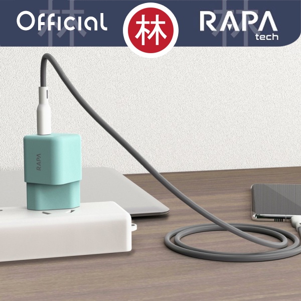 RAPAtech CH2033 - POWER MINI I - PD20W Charger with C to C Cable 20W