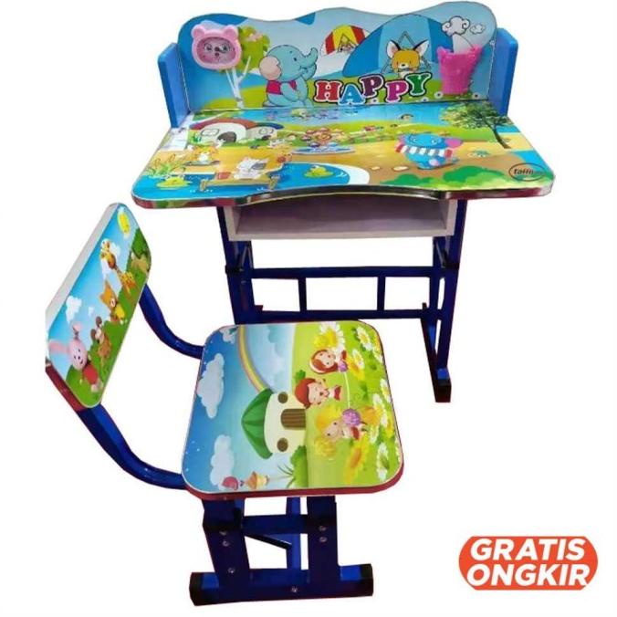 

Zz Home Meja Kursi Belajar Anak Motif Kartun Lucu 45 X 70Cm - Wbp20 Otsukamart11