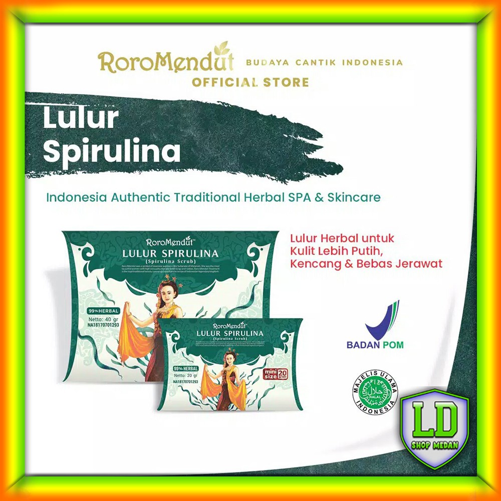 Roro Mendut Lulur Spirulina