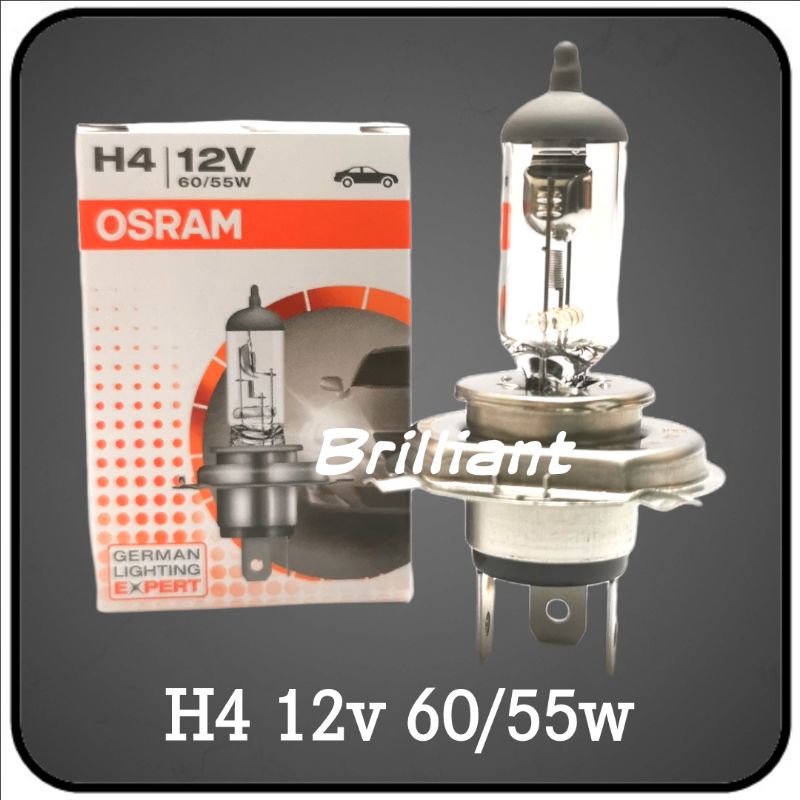 Bohlam Lampu Halogen - OSRAM Original - H4 / H7 / H11 / H16 / HB3 9005 / HB4 9006 / HIR2 9012 - Harga Satuan