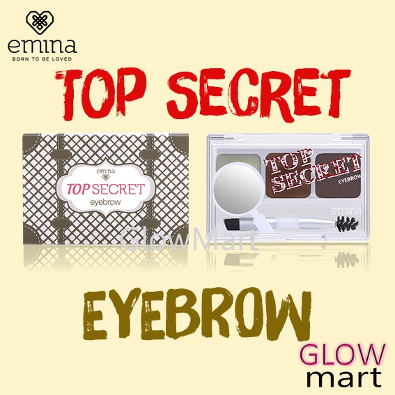 GlowMart ❤ EMINA Top Secret Eyebrow | Brow Powder Brow Wax Eye Brow