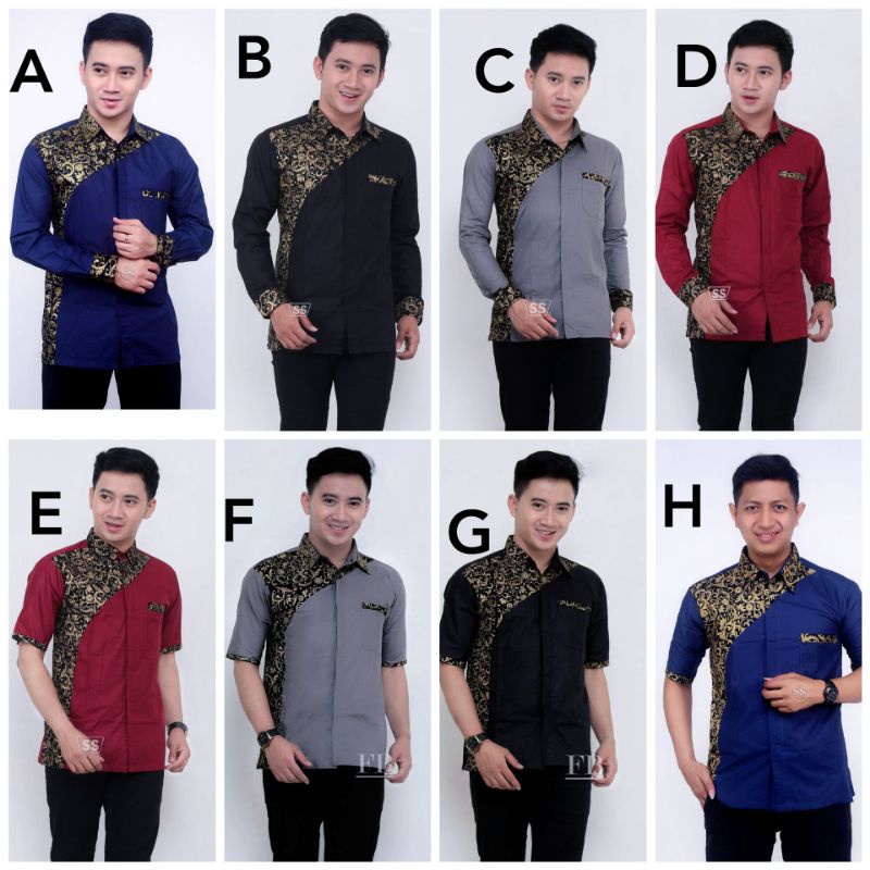 BATIK PRIA-KEMEJA PRIA-BATIK KOMBINASI