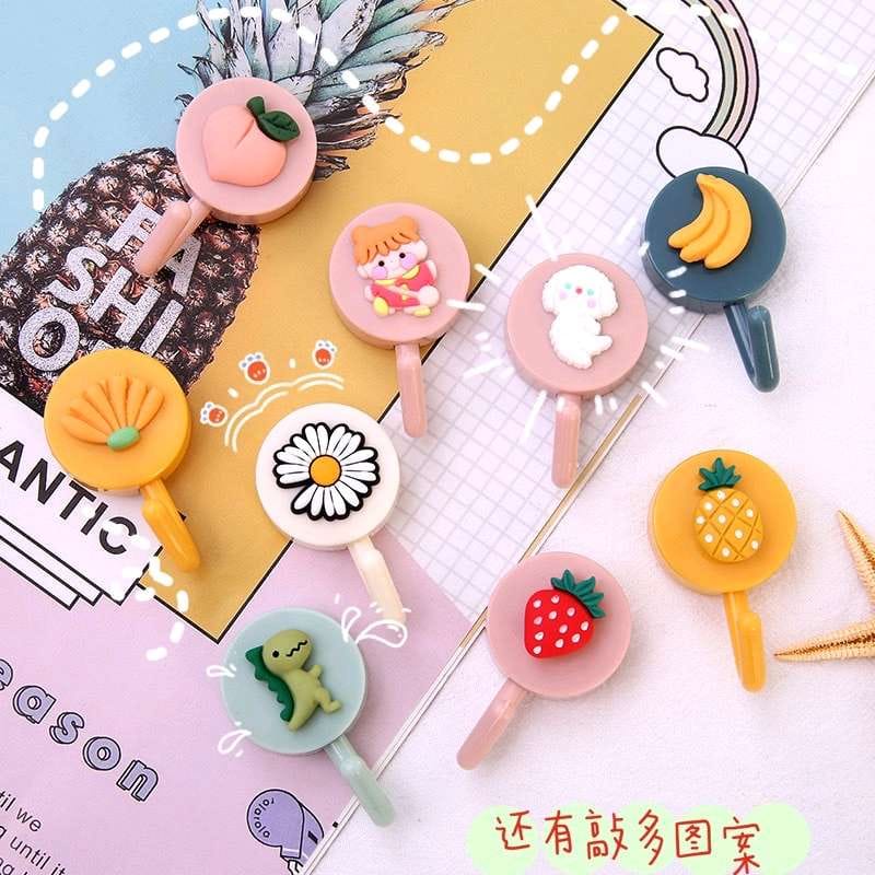 Gantungan Hook Bulat 3D Motif Lucu