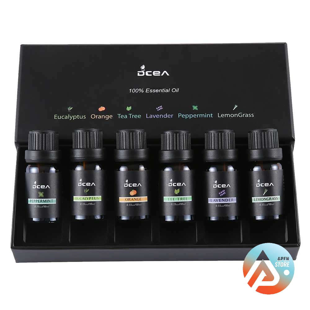 6 Botol Essential Oil Aromatherapy Aromaterapi Pengharum Pewangi Ruangan Humidifier Diffuser Disfuser || Minyak Essensial Esensial Barang Unik Murah Lucu - RH-36