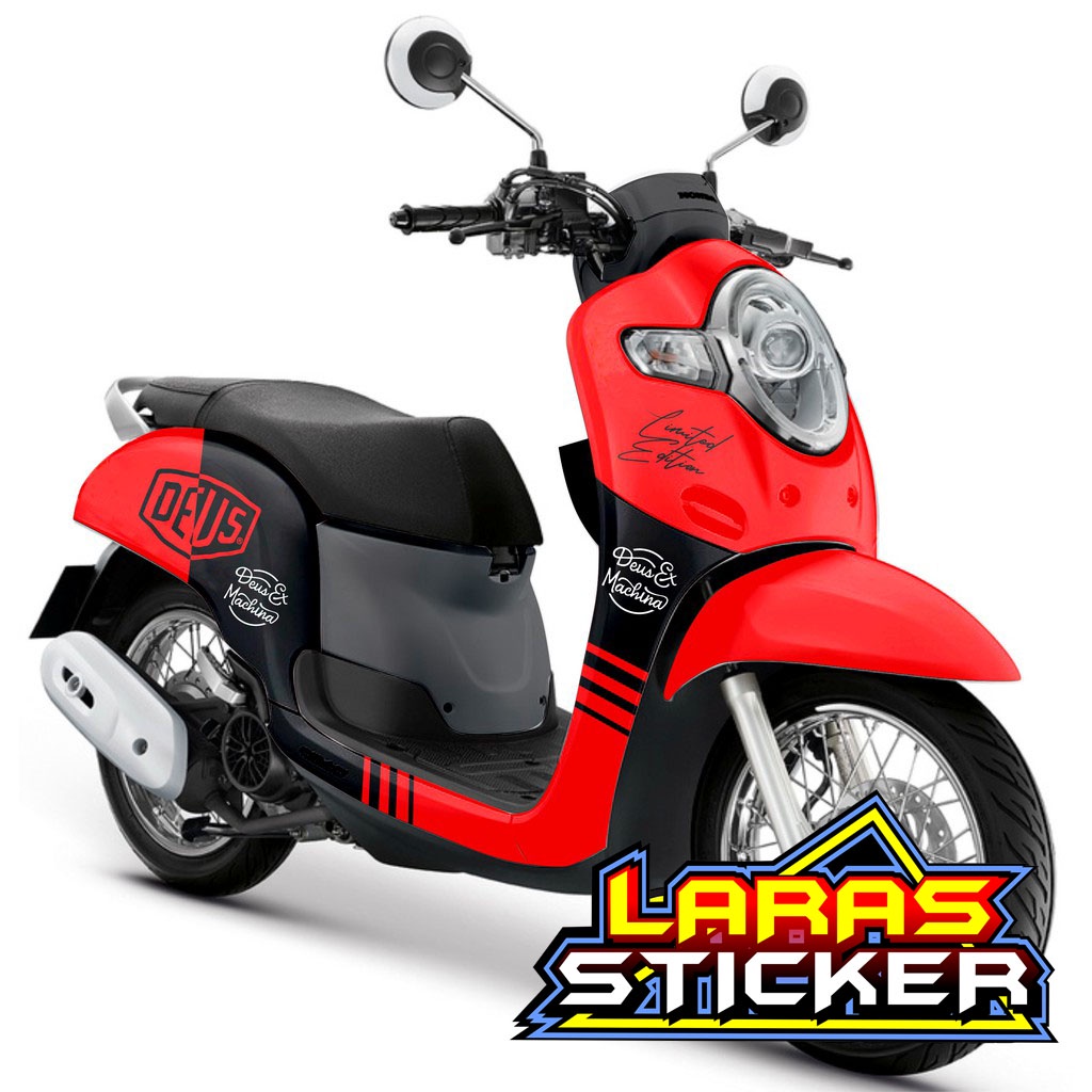 DECAL SCOOPY FULL BODY BLOK New Fi 2017 2018 2019 2020 Deus Ex FREE DESAIN
