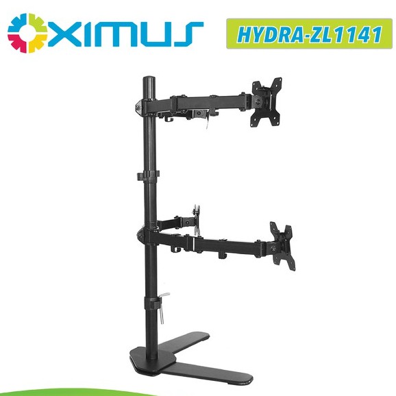 BRACKET MONITOR 13-27 in STANDING MEJA 4 ARM LENGAN OXYMUS HYDRA ZL 1141 LED LCD TV