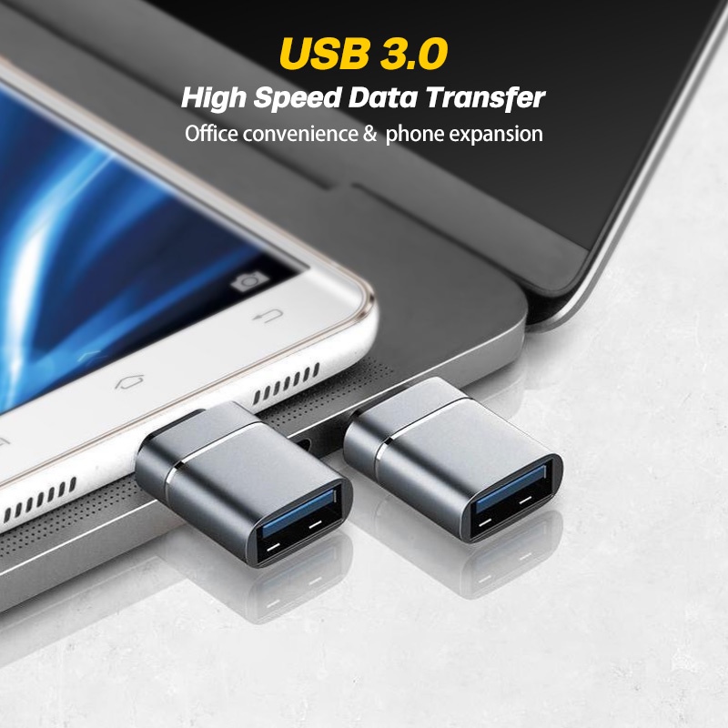 Hot Sale/1Pcs Adaptor OTG Tipe C Ke USB 3.0/konverter USB-C Male to USB Female Untuk Game Ponsel Macbook/OTG USB Flash Drive Mouse to Phone Konektor USB