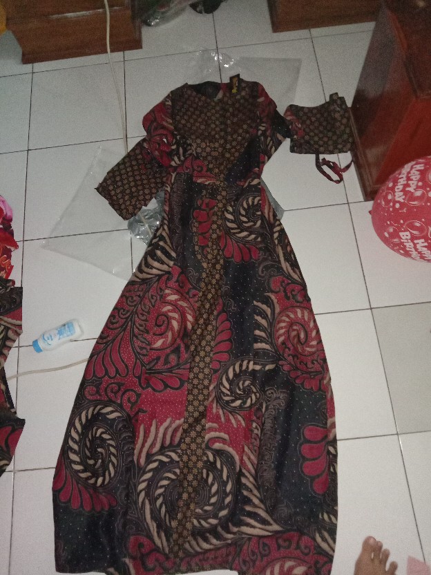 Cople Gamis Jazzy Modang Batik Adnan Pekalongan Murah Ini