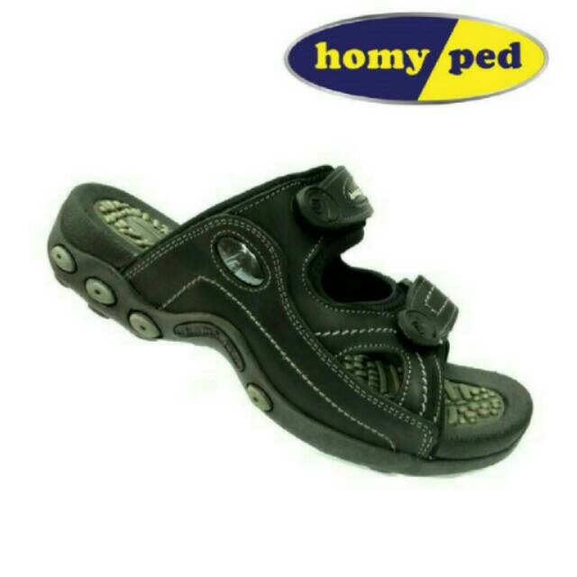 READY.. sandal kulit HOMYPED MA 2031 hitam .100% asli homyped