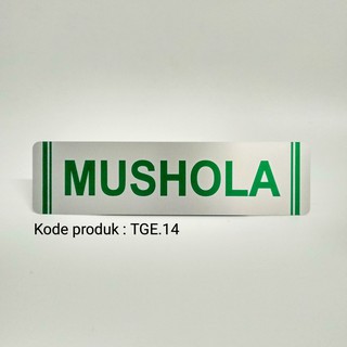 Jual Stiker Sticker Mushola Petunjuk Arah Sholat Sign Anti Air ...