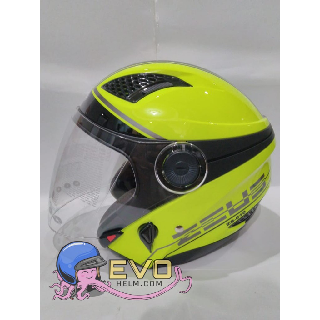 HELM ZEUS ZS - 610 MOTIF Z.YELLOW #809/0017 BLACK