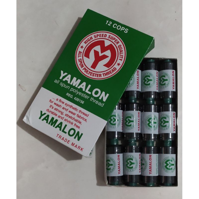 Benang Jahit Isi 12 pcs - Benang Jahit Yamalon 40/2 500 yard - Random