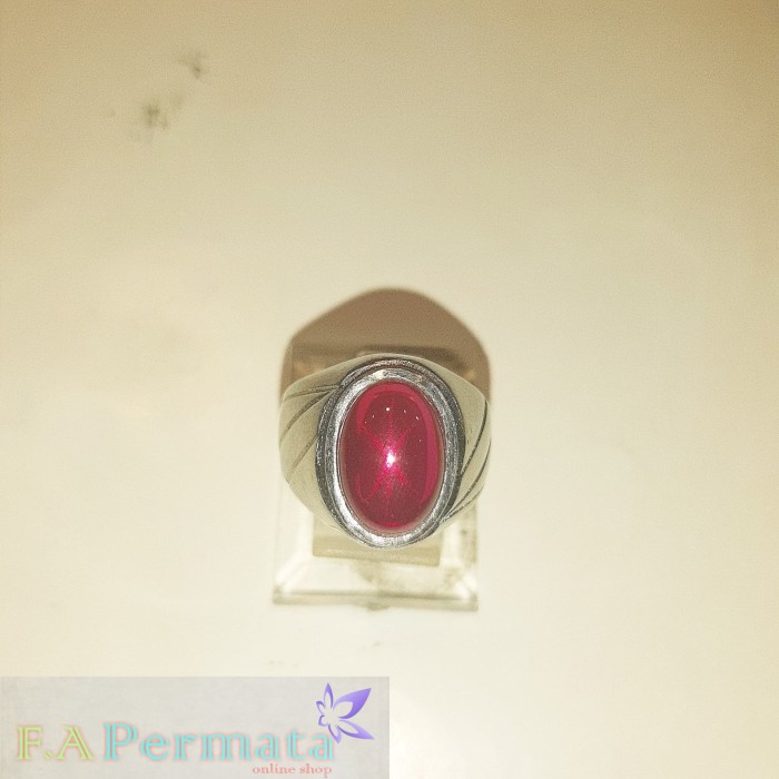 Cincin batu merah siam star asli bangkok